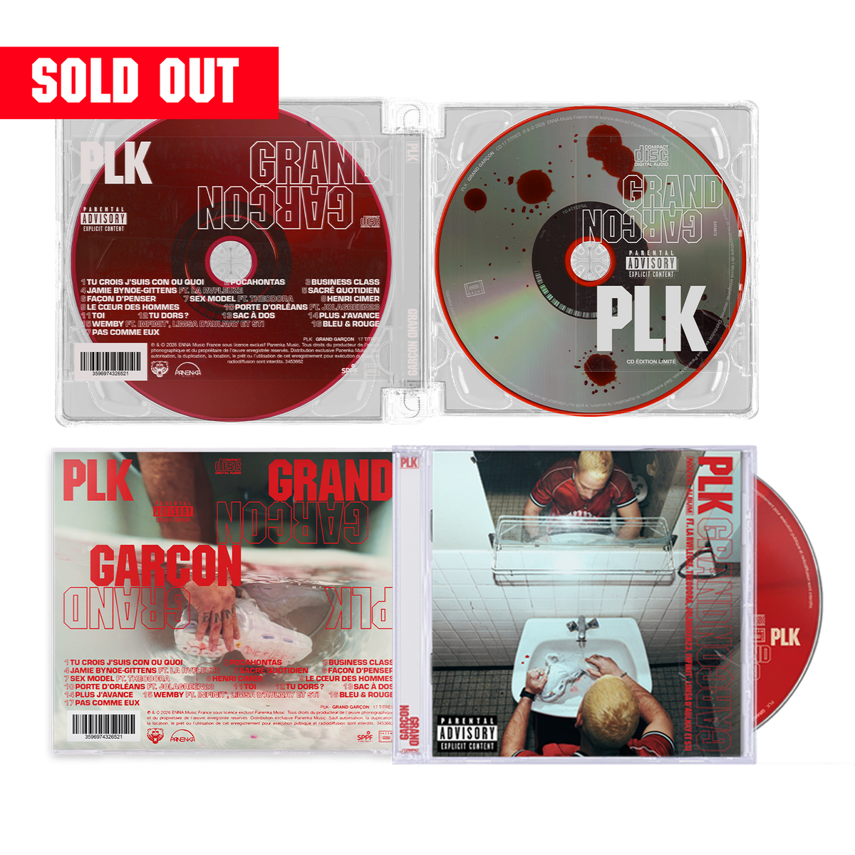 Pack Cd numéroté édition limitée + Cd