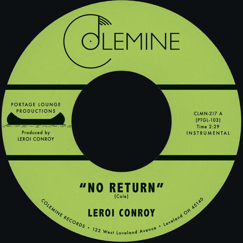 Leroi Conroy - No Return B/W Path of Man [7-inch]