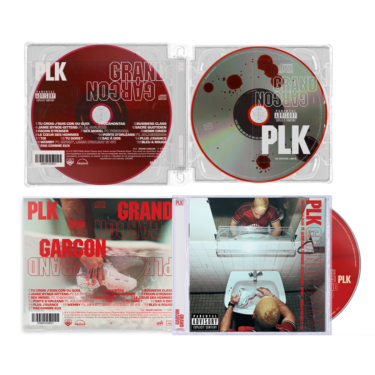Pack Cd numéroté édition limitée +  Cd
