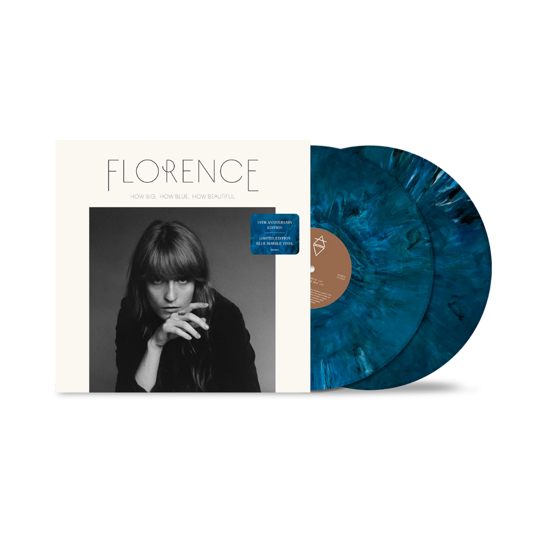 Florence & the Machine - How Big, How Blue, How Beautiful (10th Anniversary Edition) [2LP Blue & Black Marble]